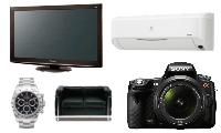 テレビ、カメラ、エアコンなどの在庫品査定買取